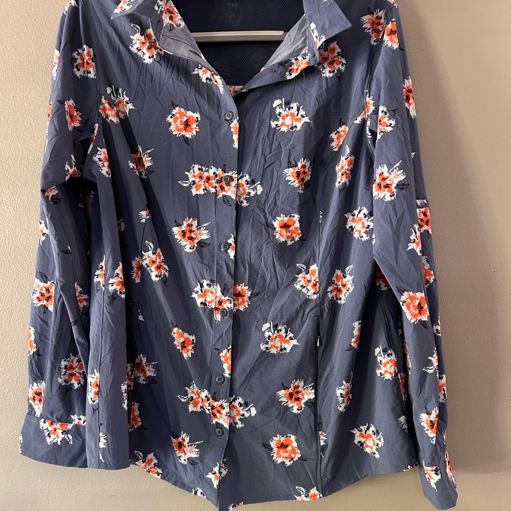 Floral Button-Up Shirt